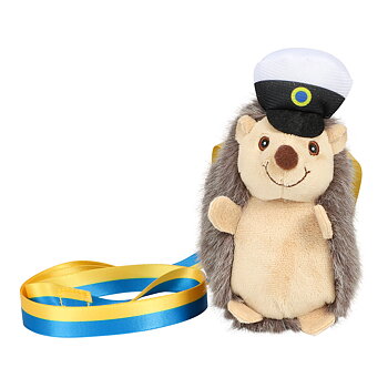 Student-halsband - Igelkott med studentmössa