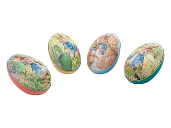 Peter Rabbit Plåtägg / Påskägg - 4-olika motiv att välja bland