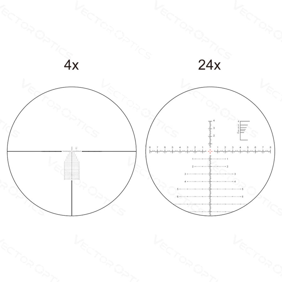Vector Optics Continental x6 4-24x56 Coyote FDE HD FFP Scope - 11