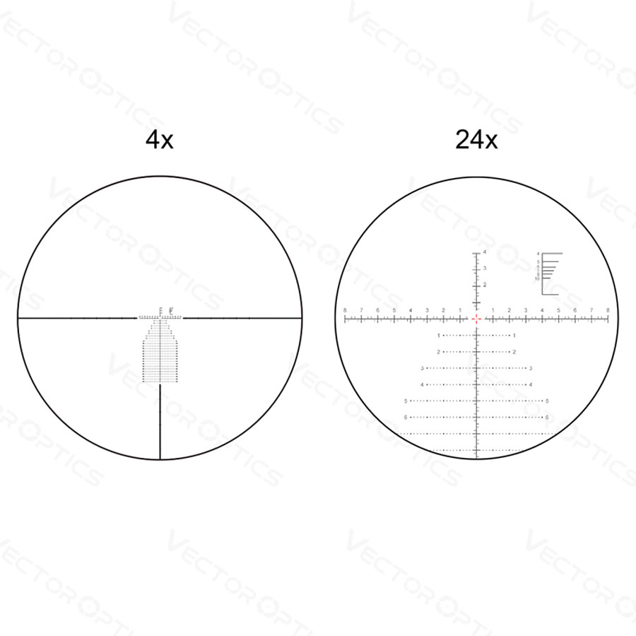 Vector Optics Continental x6 4-24x56 VEC-MBR HD FFP Scope - 12