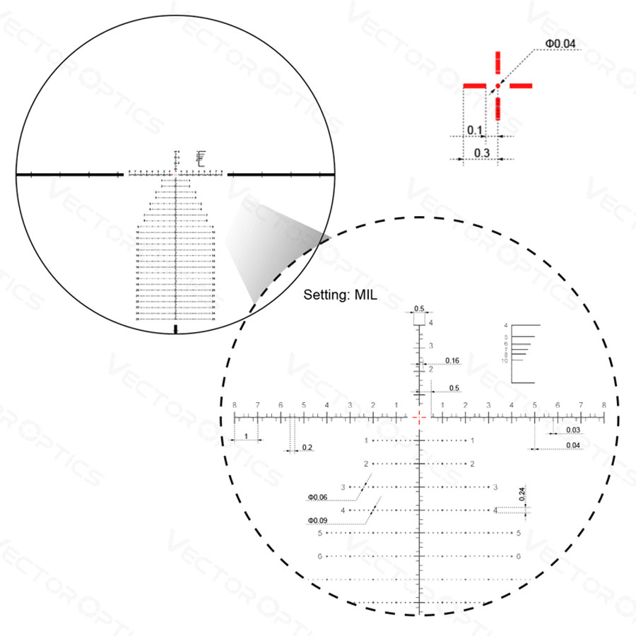 Vector Optics Continental x6 4-24x56 VEC-MBR HD FFP Scope - 11