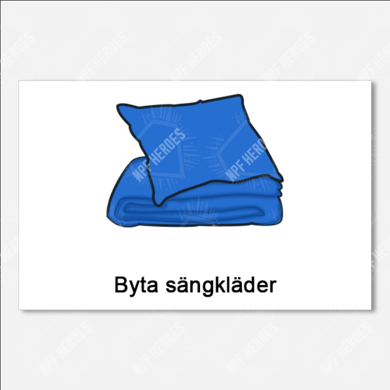 Bildstödsbilder Städning, 13x9 cm - 11