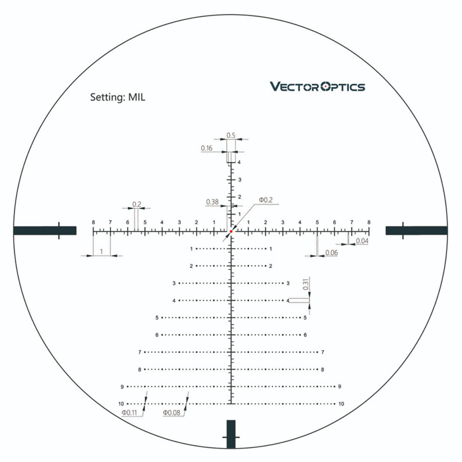 Vector Optics Continental x6 4-24x56 VEC-MBR HD FFP Scope - 13