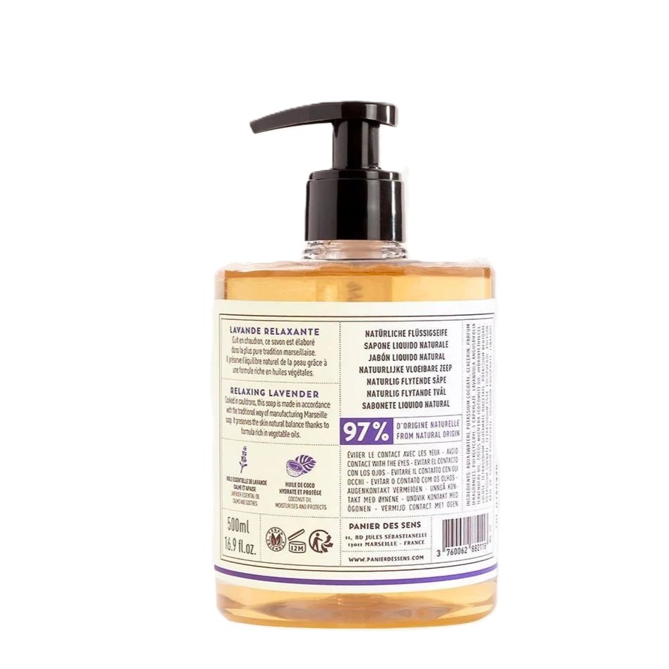Panier des Sens Lavendel Marseille Flytande Tvål (500 ml) - 2