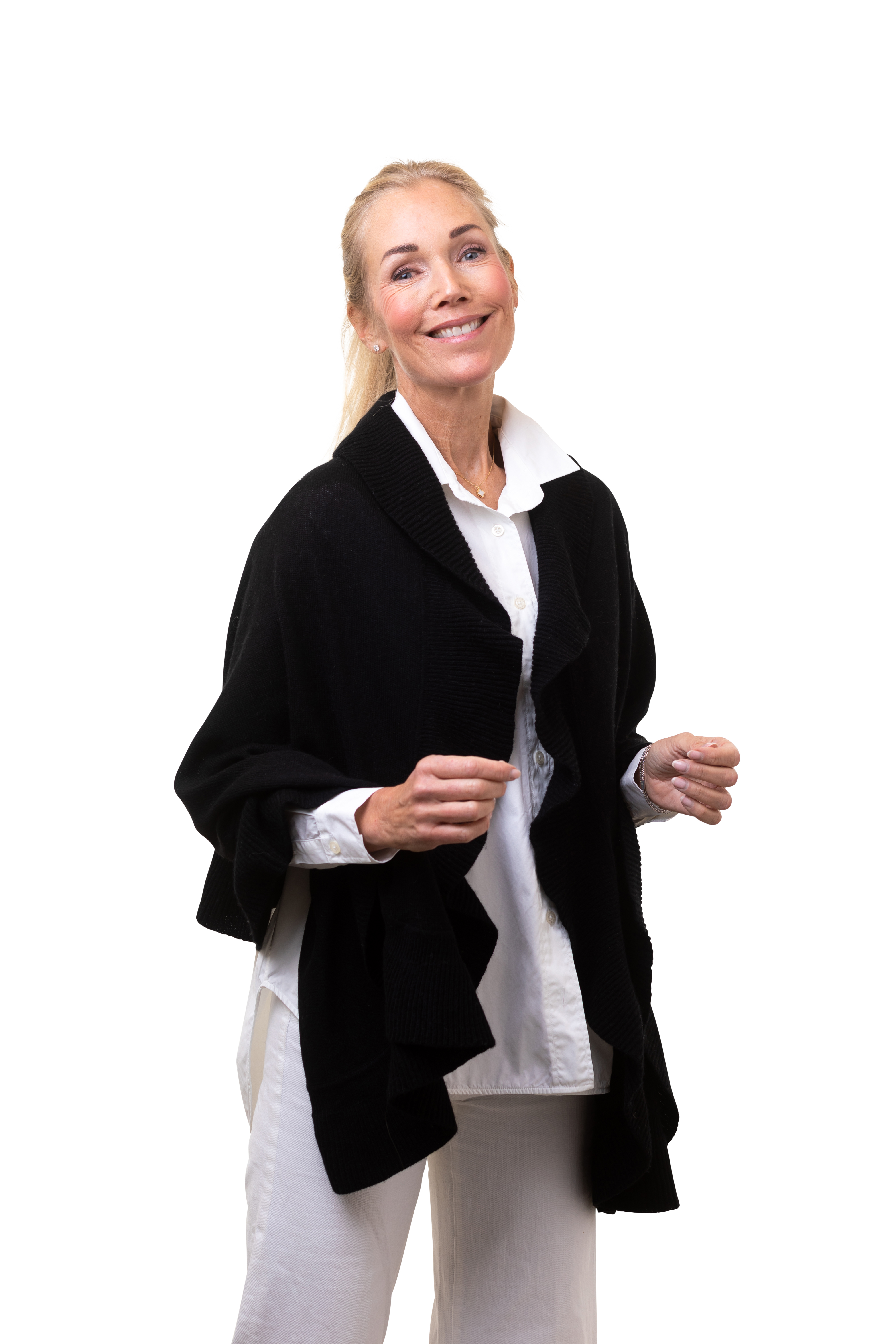 Volangsjal i 100% cashmere från 8design cashmere, säljs på Hospitalsgatan - 2