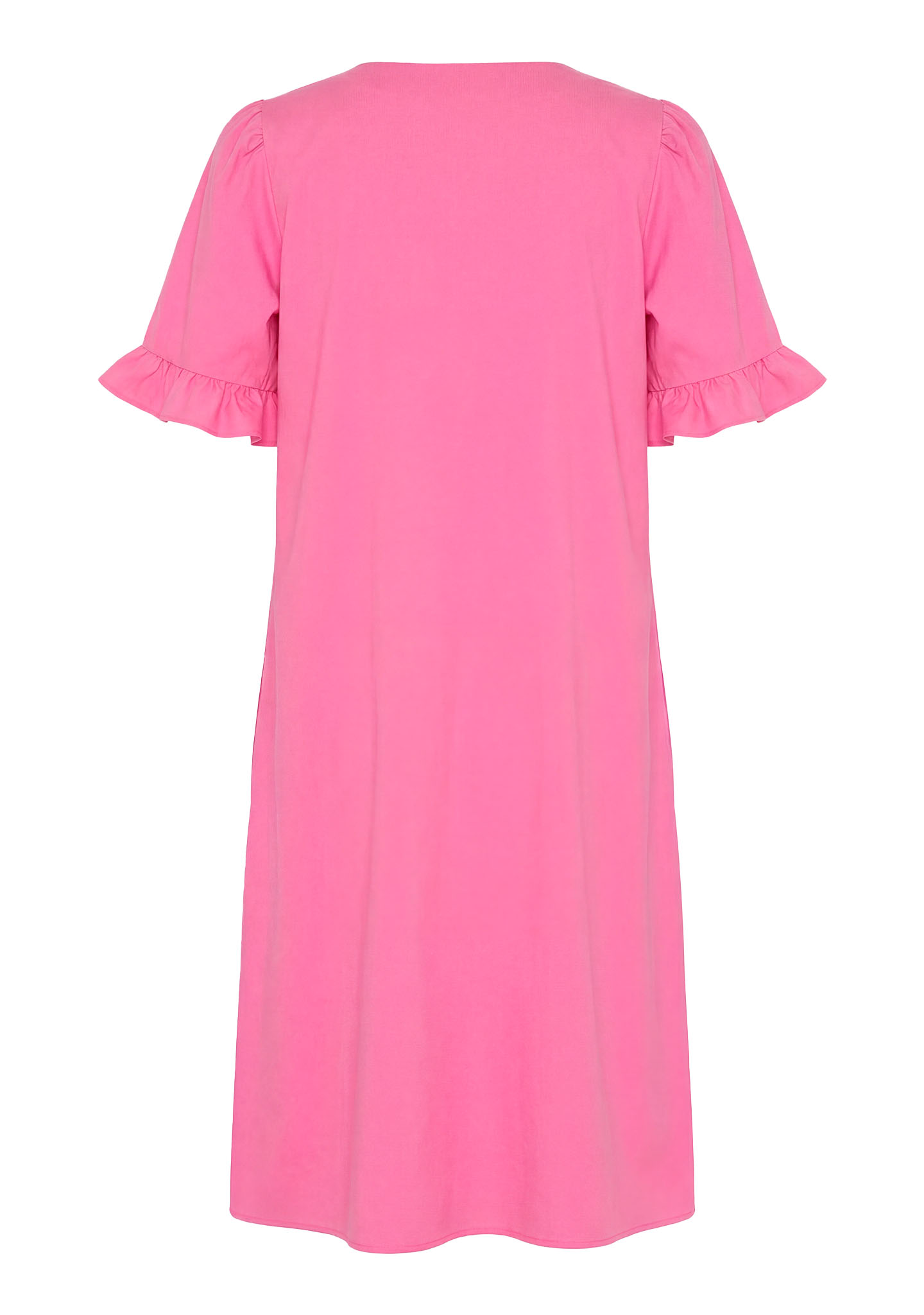 Sigga Flounce Dress - Fresh Pink - Isay - 4
