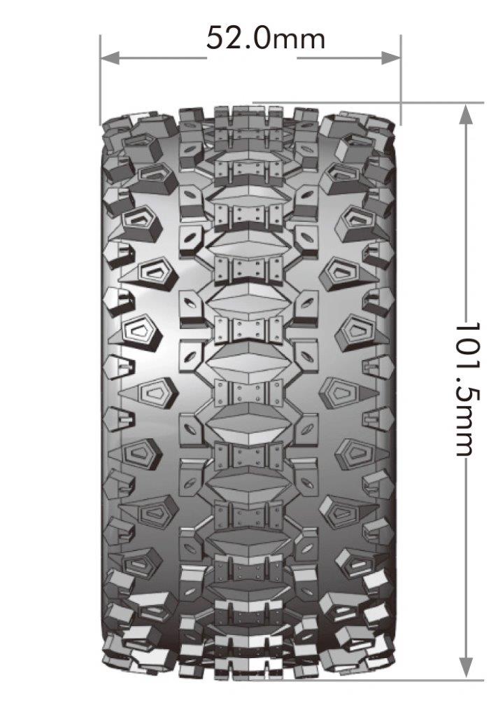 Louise Däck & Fälg ST-UPHILL Mini Maxx/ XRT (0 & 1/2 Offset Hex) (2) - 2