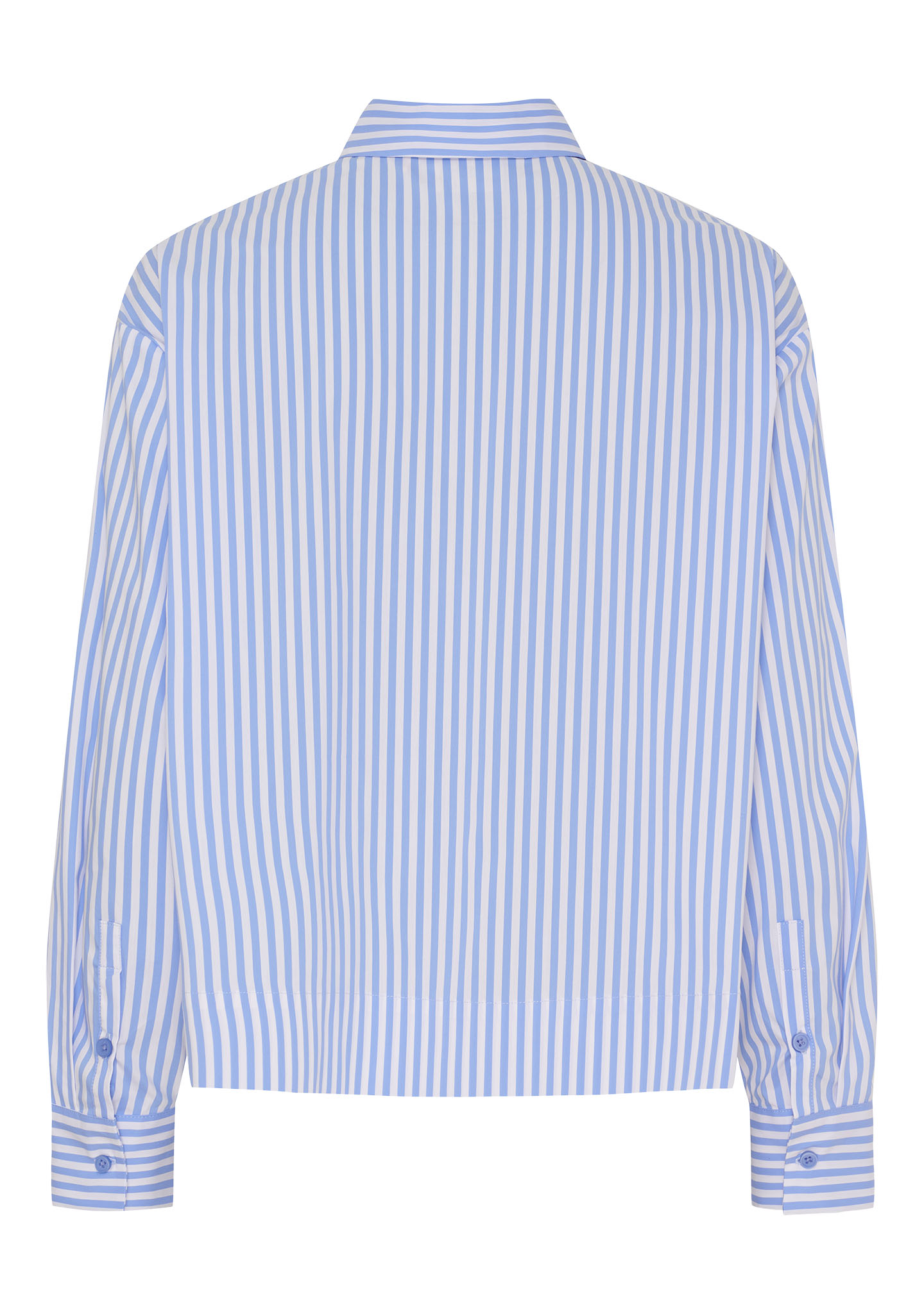 Sigga Shirt Jacket - Light Blue/White Stripe - Isay - 6