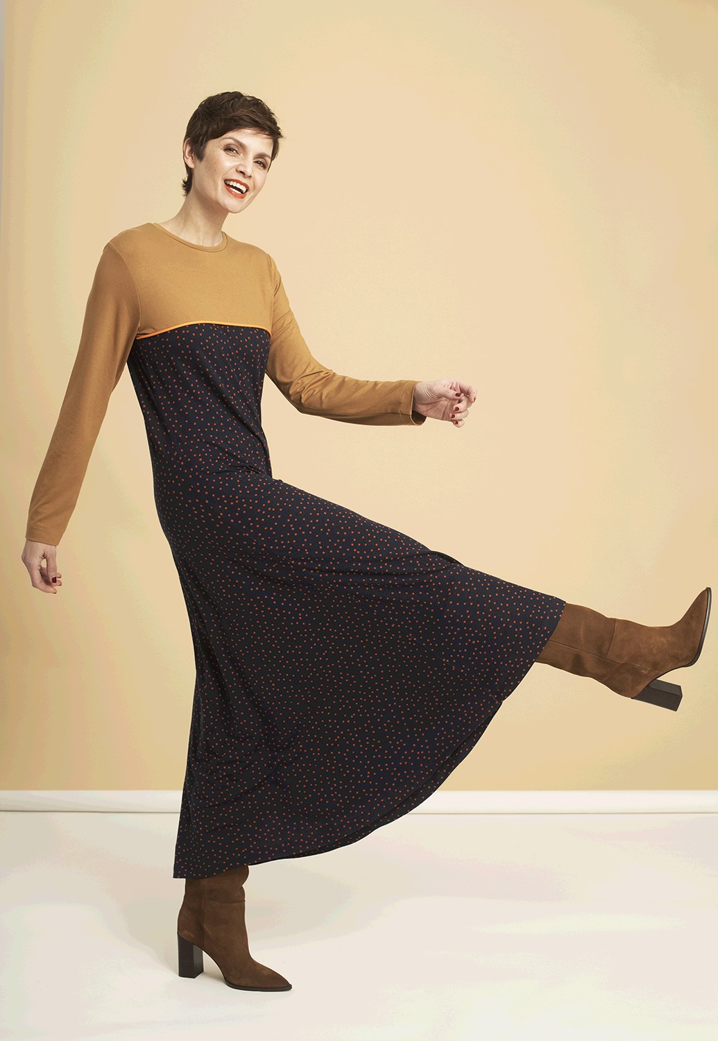 ECOVERO JERSEY - CARAMEL - 8