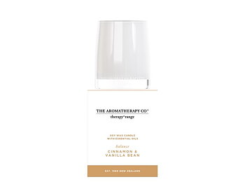 The Aromatherapy Cinnamon & Vanilla Bean Candle  80gr