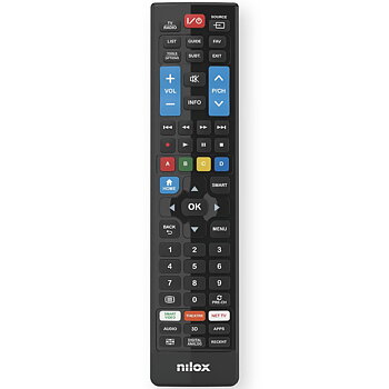 Nilox Universalfjärrkontroll 5-i-1 Panasonic/Philips/Sony/LG/Samsung TV
