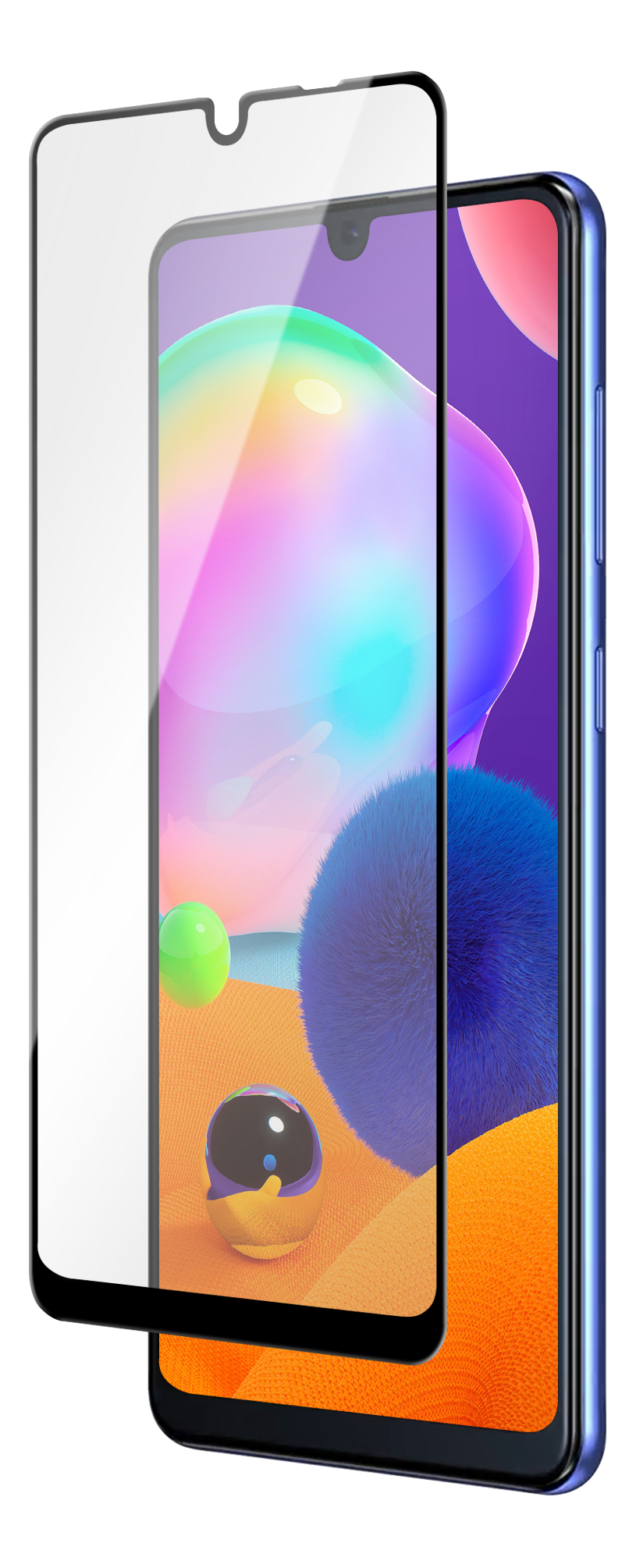Deltaco, Skärmskydd för Samsung Galaxy A12 4G / A13 5G / A32 5G, 2,5D härdat glas, 9H hårdhet. - 3