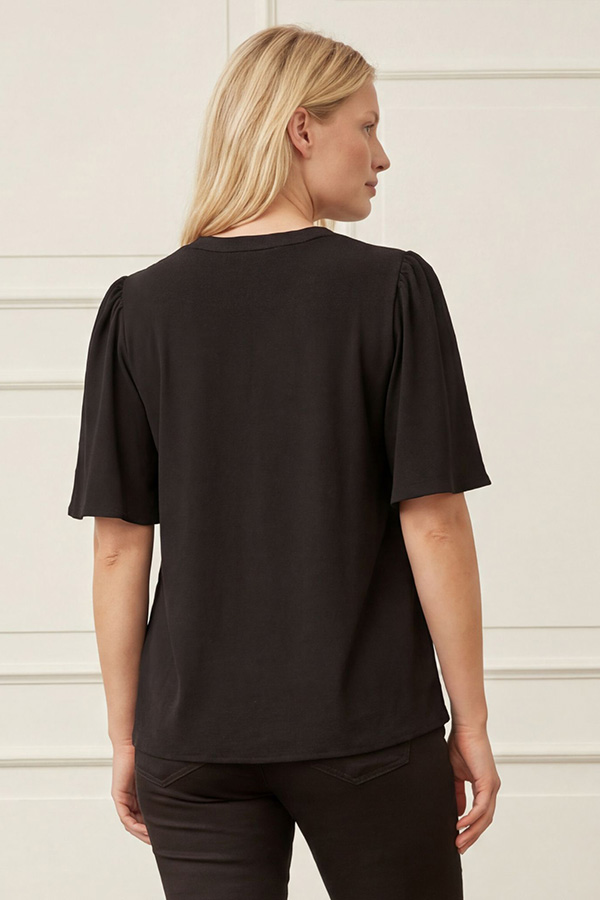 Isay - Pearl Blouse Black - 3
