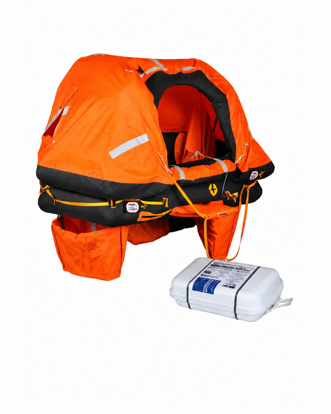 Sea-Safe Livflotte Pro Light självrätande ISO9650-1 Group A Pack 2 6p container