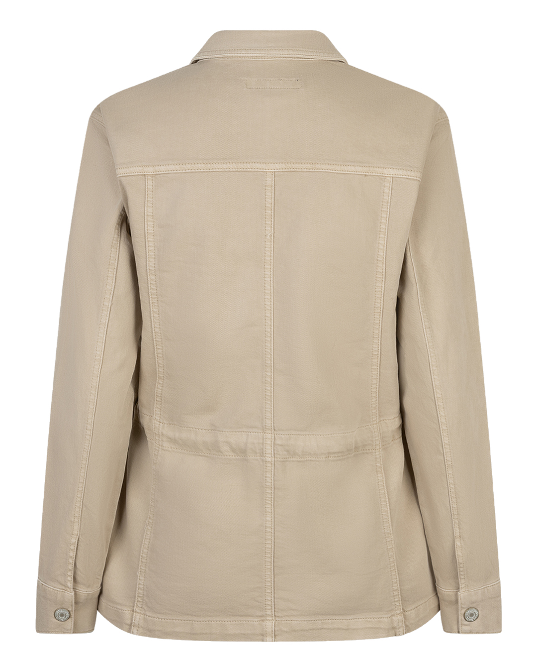 Jeansjacka Robie med knut mörkare beige - 2