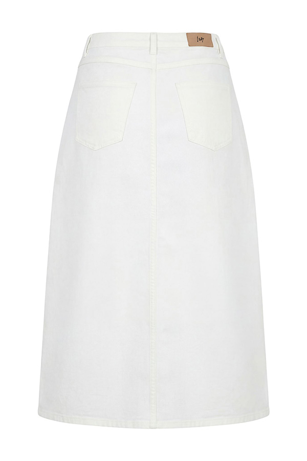 Isay - Carpi Denim Skirt Broken White - 5