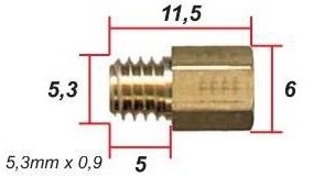 Mikuni Huvudmunstycke KYM-0090-350
