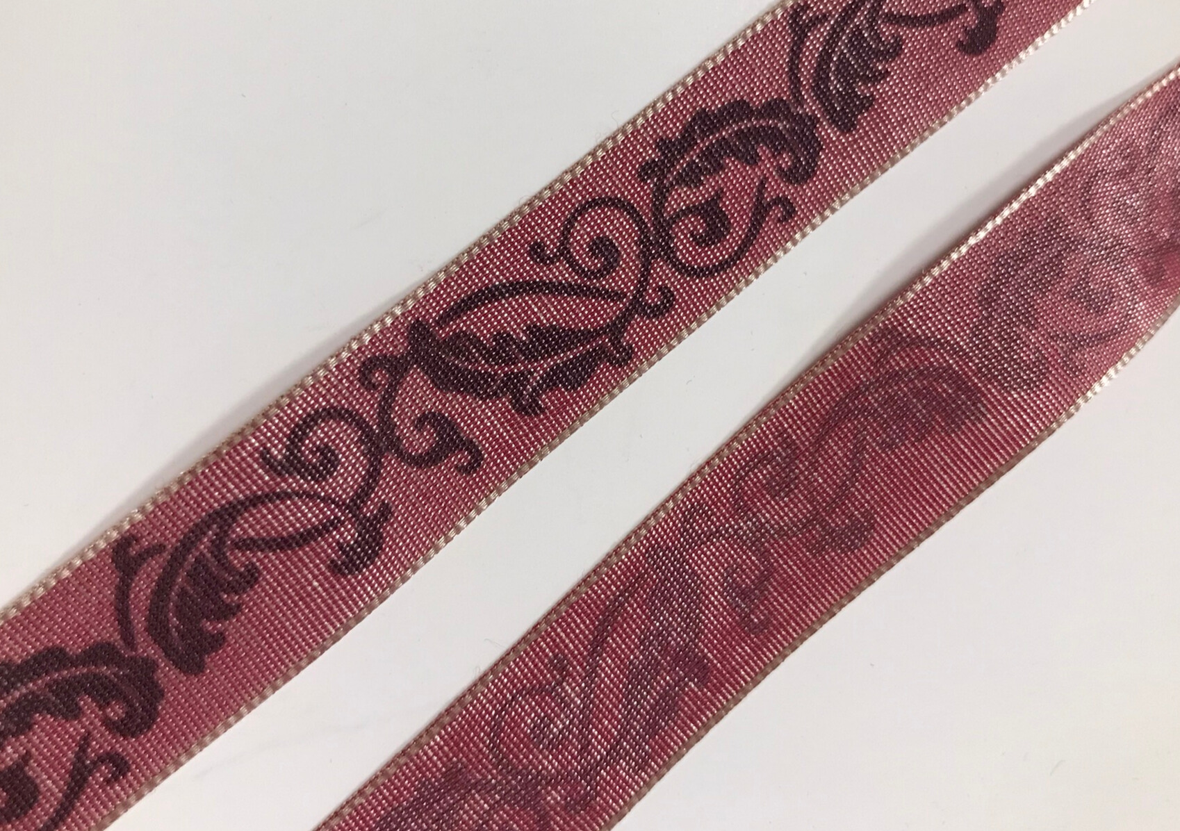 Gammelrosa Dekorband 15