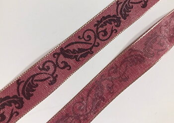 Gammelrosa Dekorband 15