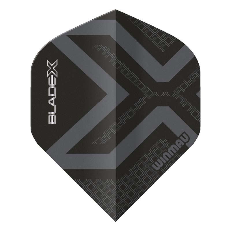 Winmau Prism Blade X Metallic Black Standard NO2