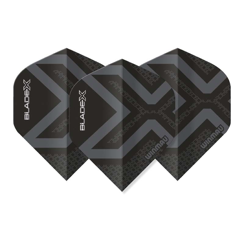 Winmau Prism Blade X Metallic Black Standard NO2 - 3