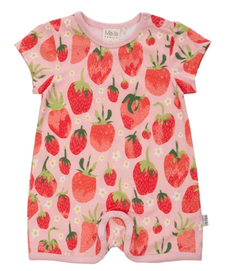 Playsuit Jordgubbar