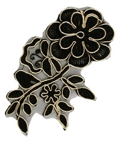 3D Spets Applikationer Metallic - 4
