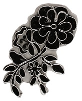 3D Spets Applikationer Metallic - 2