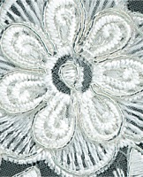 3D Spets Applikationer Metallic - 8