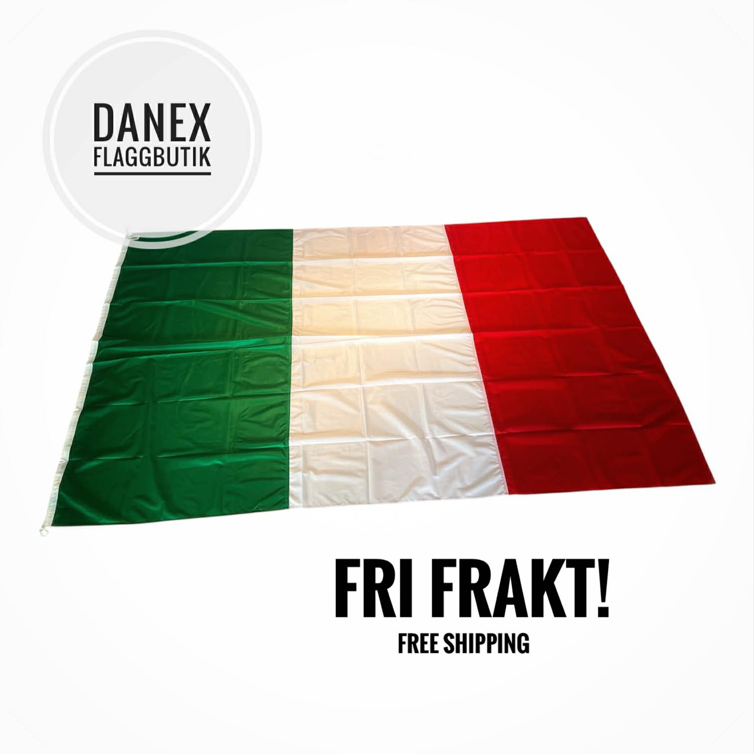 Italien flagga 240 cm  