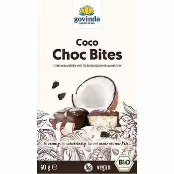 Choc Bites Kokos 60g EKO, Govinda