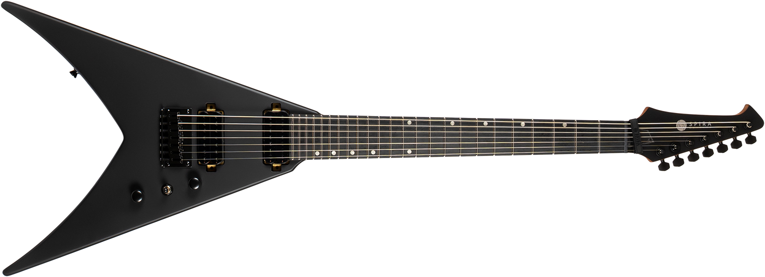 Spira Guitars V-407 MBK Satin BK