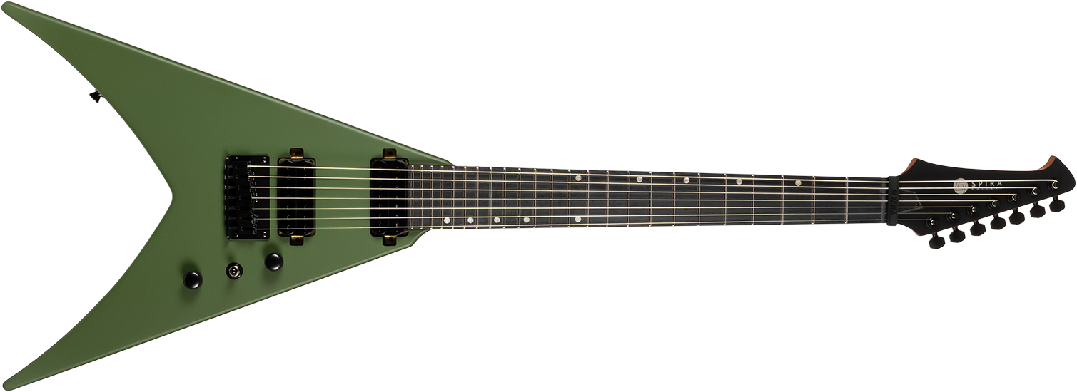 Spira Guitars V-407 MGR Green
