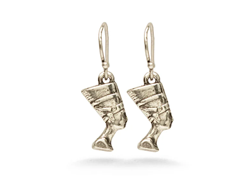 Örhängen Nefertiti försilvrad