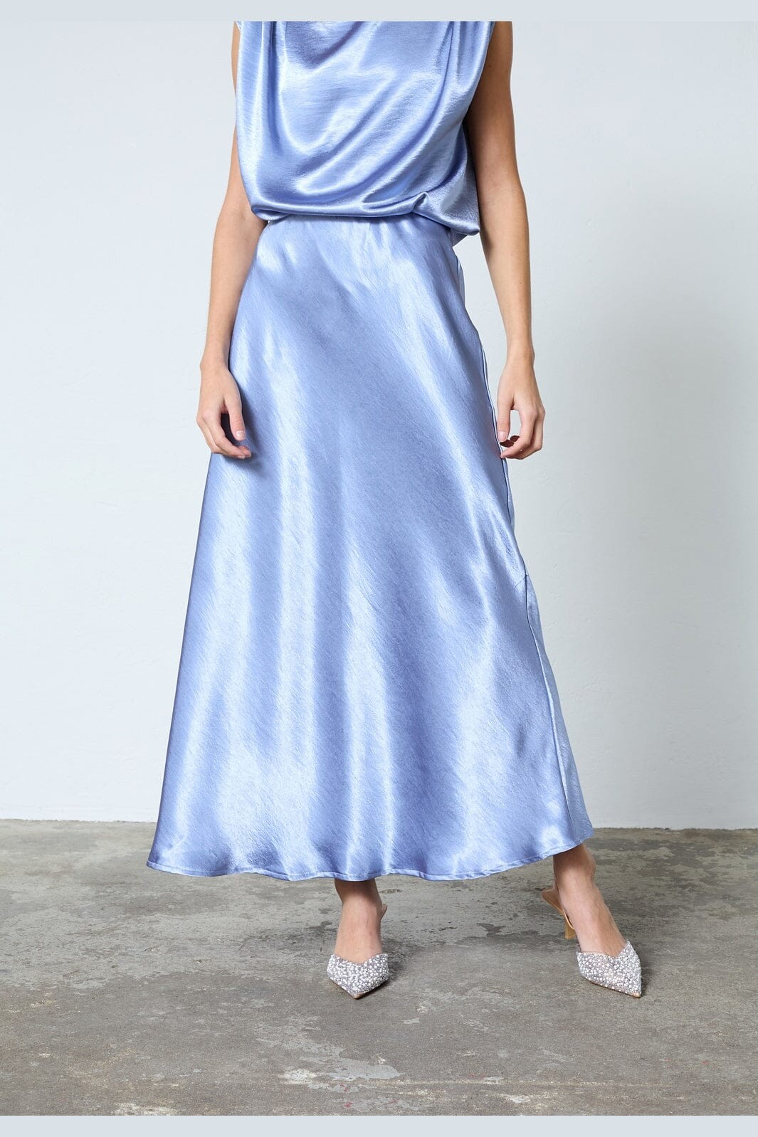 N Gewo Skirt - Mid Blue - Sisters Point