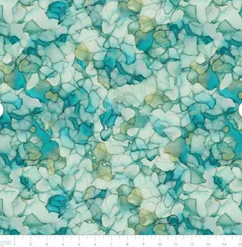 Flight of Beauty Collection -  Petal Mosaic - Aqua