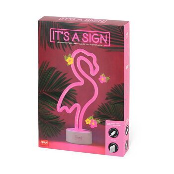 It's a sign, LED-lampa med neon-effekt, Flamingo