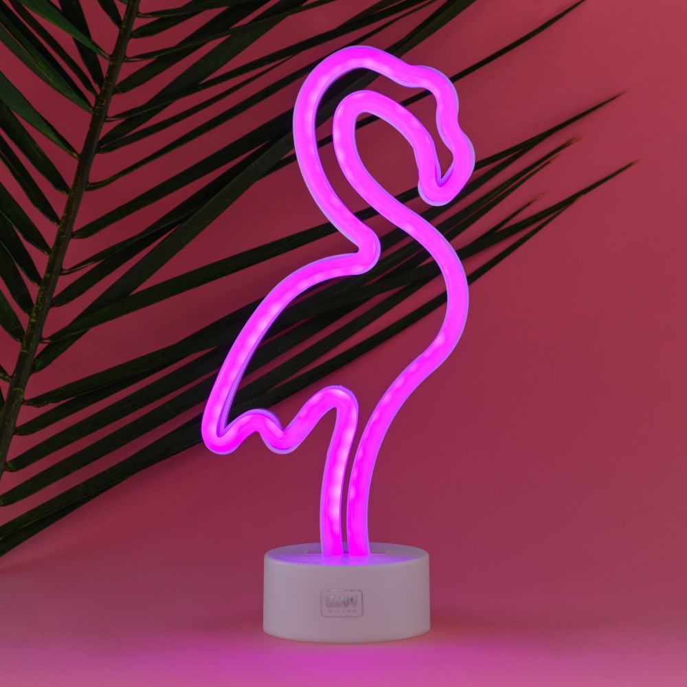 It's a sign, LED-lampa med neon-effekt, Flamingo - 3
