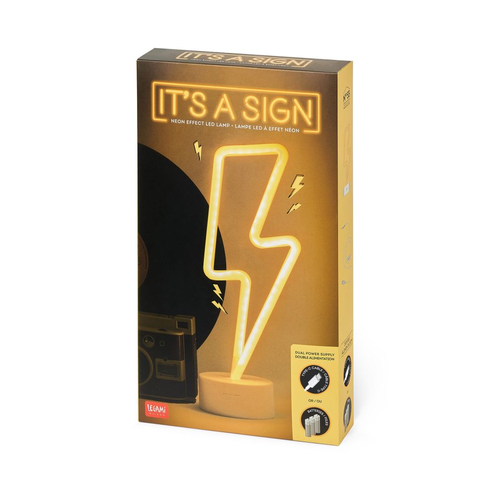 It's a sign, LED-lampa med neon-effekt, Flash