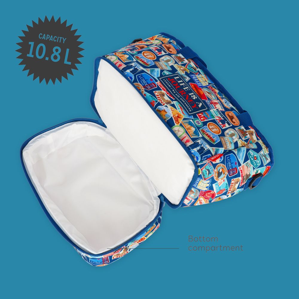 Frokostpose/Frokosttaske, Travel stickers - 3