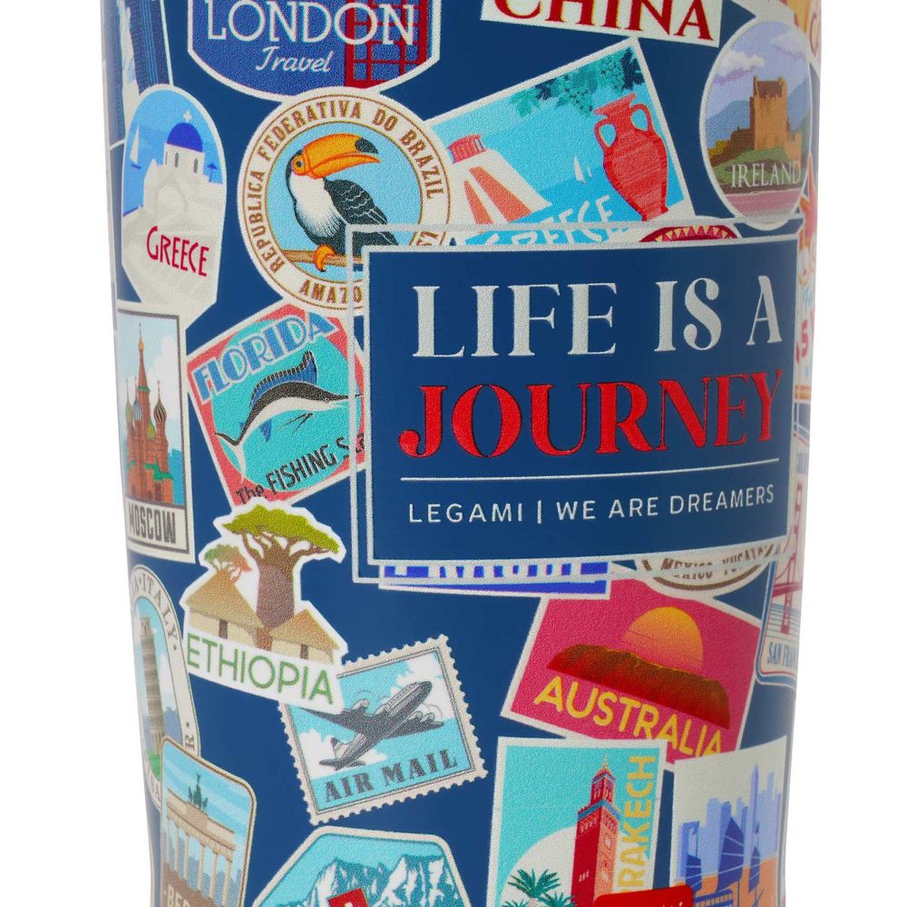 Hot & Cold, Vakuumkrus, Travel stickers - 5