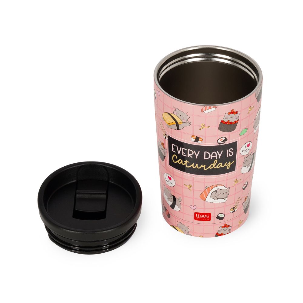 Hot & Cold, Vakuumtumbler, Sushi Cat - 4
