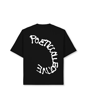 Poetic Collective Spray T-shirt Black
