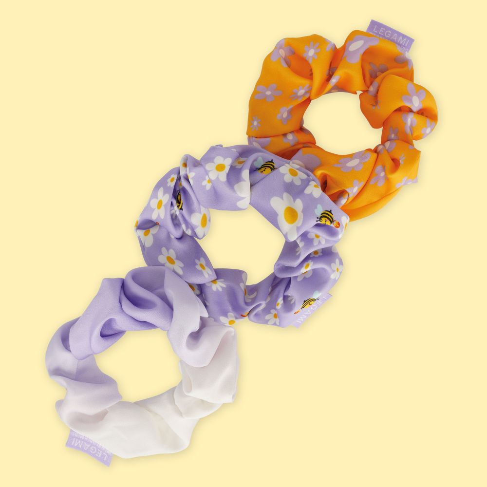 Scrunchies, Hair we are!, set med 3 st.  - Bee - 3