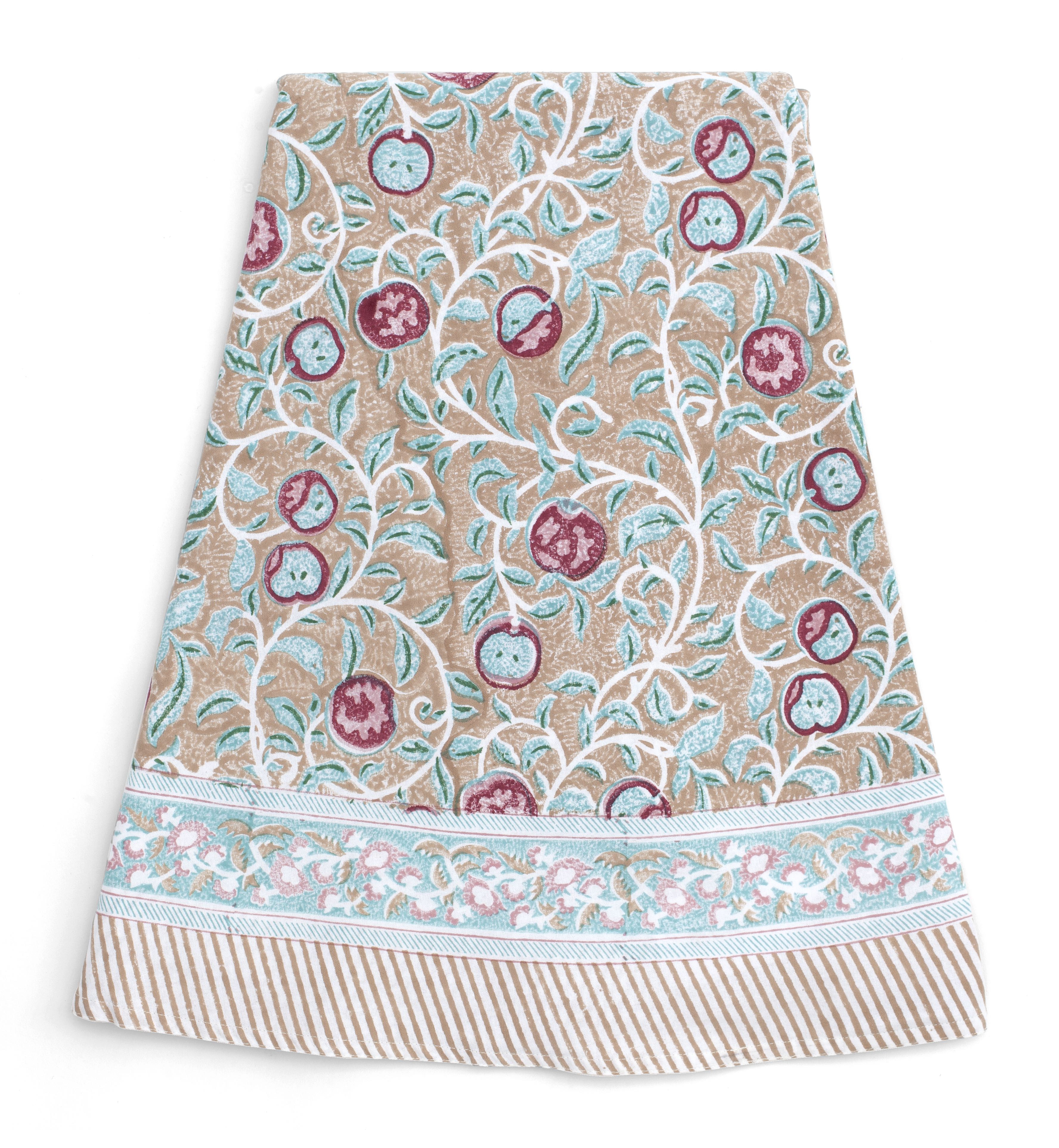 Rund duk - APPLE Beige - Chamois 