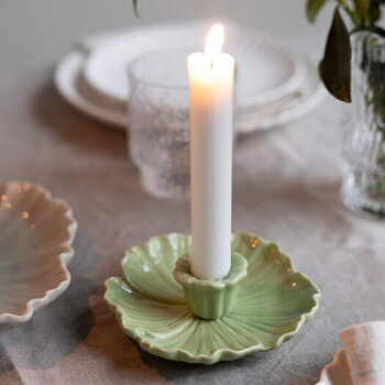 Ljusstake Botanik liten - ljusgrön