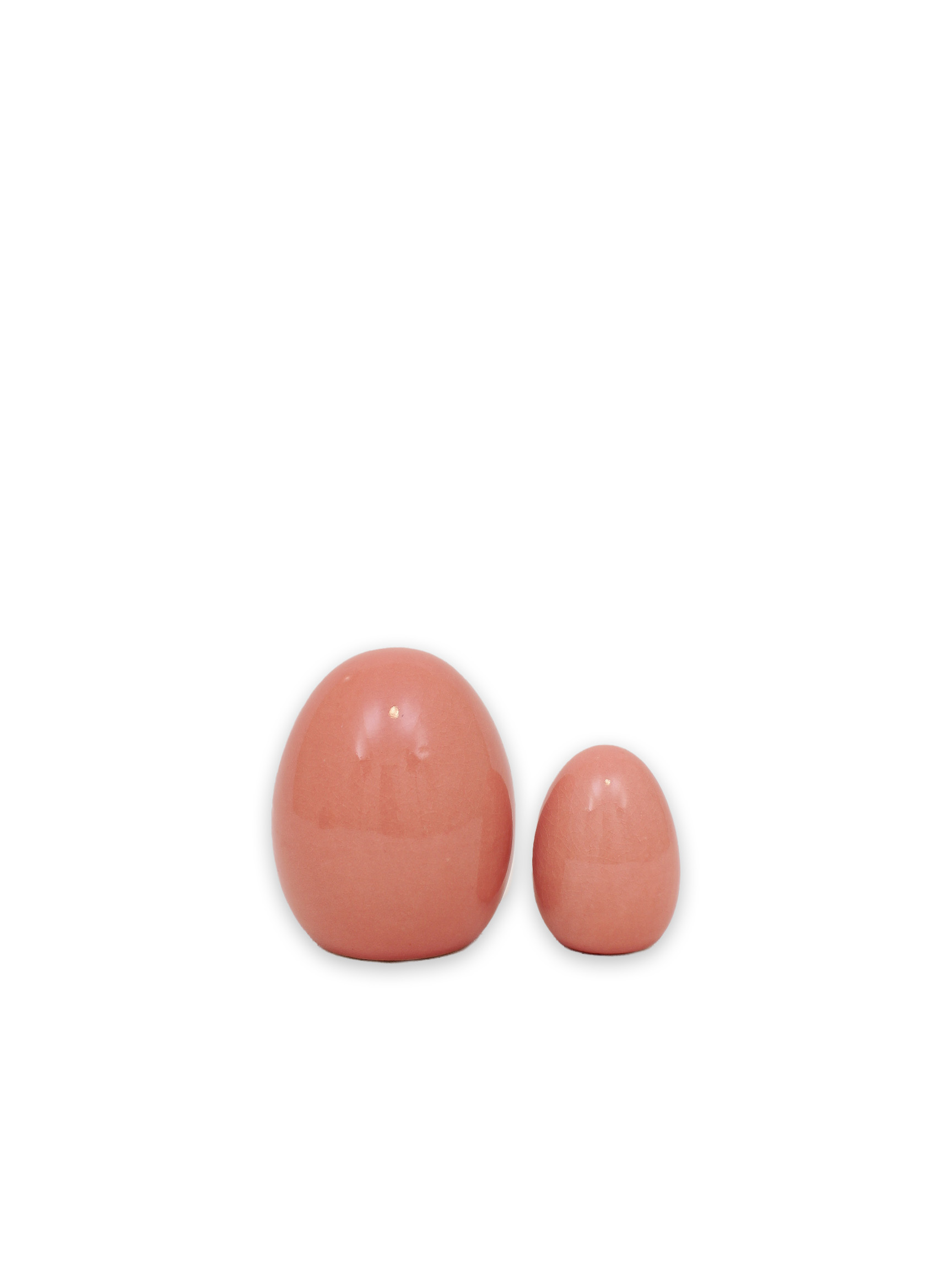 Ceramic egg - 2 pcs - Brique - 2