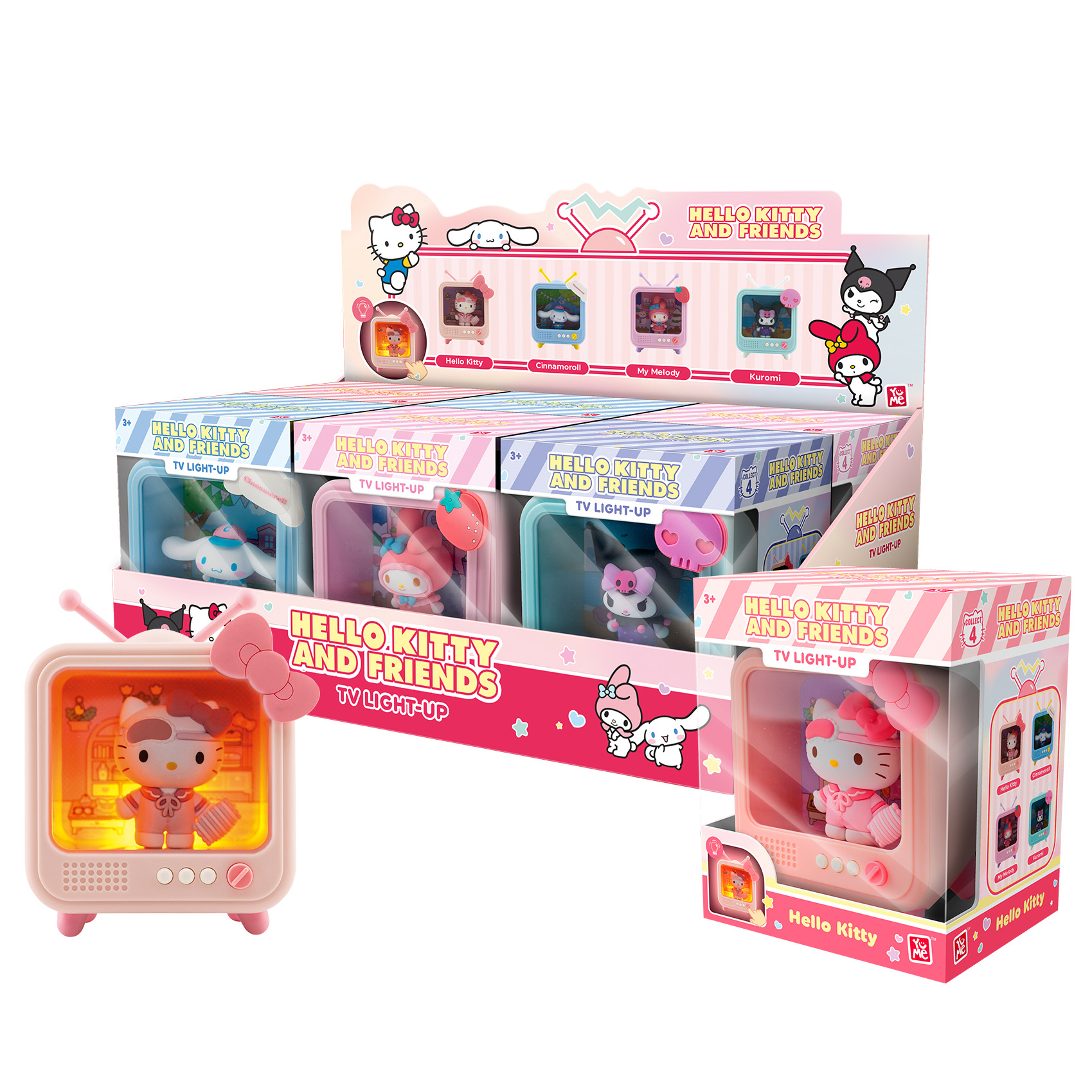 Hello Kitty and Friends YuMe Bedside Light TV Series - My Melody Nattlampa/Dekorativ Belysning - 5