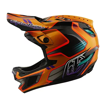 Troy Lee Design D4 Carbon Helmet Crest Gold