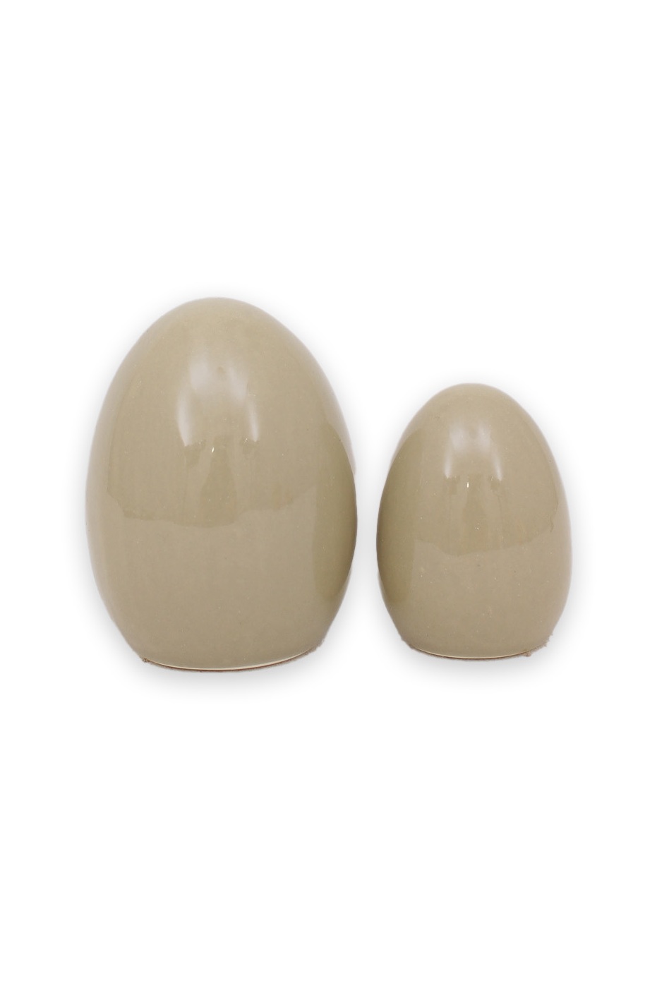 Ceramic egg - 2 pcs - Sage